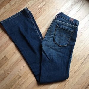 Allen. B denim with embroidery. Size 27